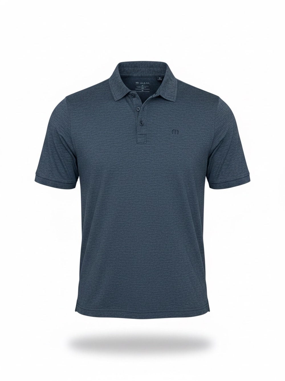 TravisMathew Polo Shirt Mens XL Gray Heather Pima Cotton Blend Golf Performance